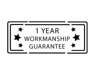 1 Year Workmanship Guarantee